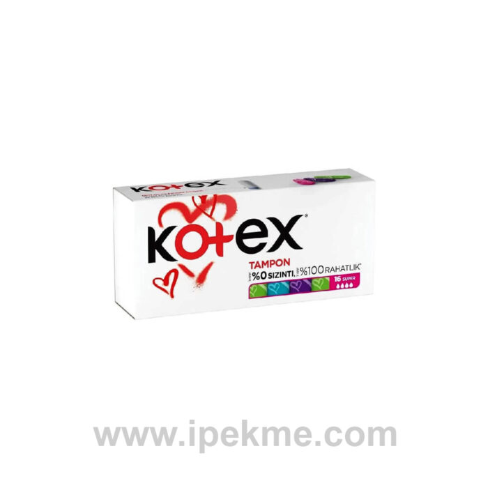 تامپون کوتکس سوپر 4 قطره 16 عددی  KOTEX Super - Image 1