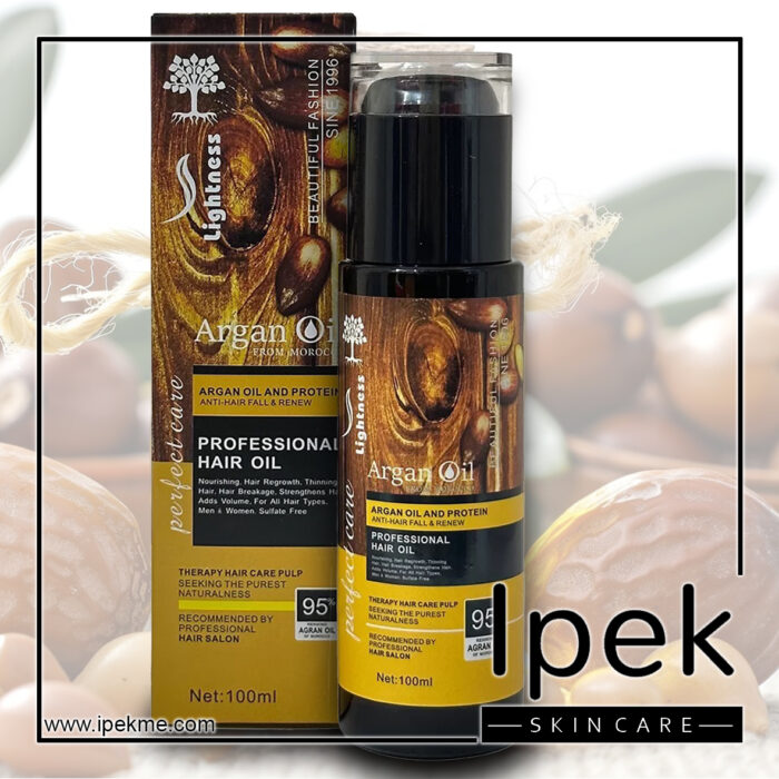 روغن آرگان لایتنس 95 درصد 100 میل  Lightness Argan Oil - Image 1