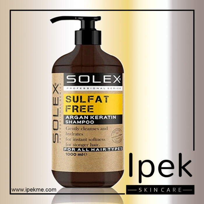 شامپو روغن آرگان یک لیتری سولکس بدون سولفات SOLEX Argan Oil Shampoo Sulfat free - Image 1