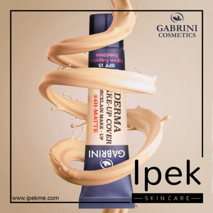 کرم پودر درما گابرینی Derma Make-Up Cover Porcelain Make-Up 24H Matte SPF15