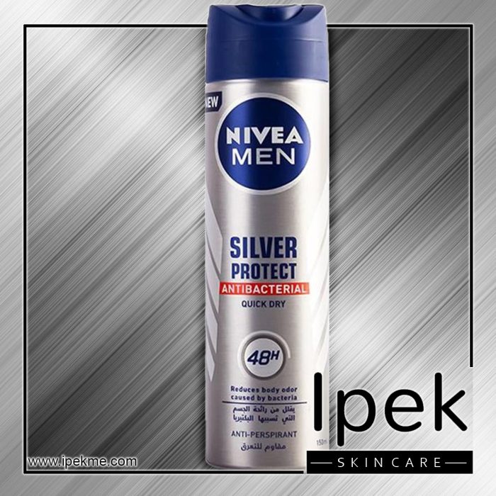 اسپری دئودورانت مردانه سیلور نیوا 48 ساعته  NIVEA MEN Silver Protect - Image 1