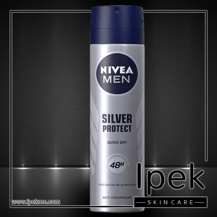 اسپری دئودورانت مردانه سیلور نیوا 48 ساعته  NIVEA MEN Silver Protect - Image 2