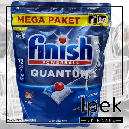 قرص ماشین ظرفشویی فینیش Finish مدل Quantum بسته ۷۲ عددی اورجینال MEGA PAKET