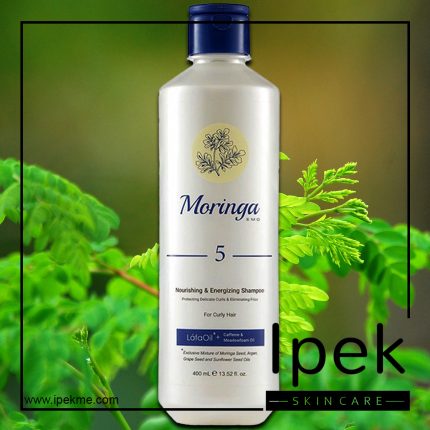 شامپو مغذی و انرژی بخش موی فر مورینگا