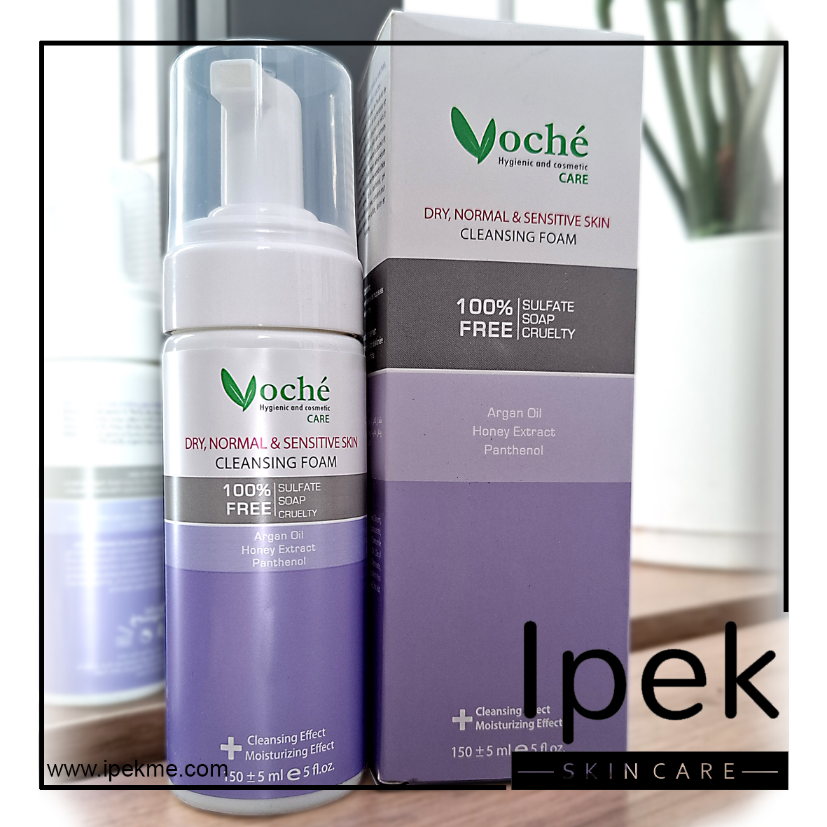 VocheFaceWash01 فوم شستشوی صورت مناسب پوست های خشک، معمولی و حساس وچه 150 میلی لیتر - Image 1