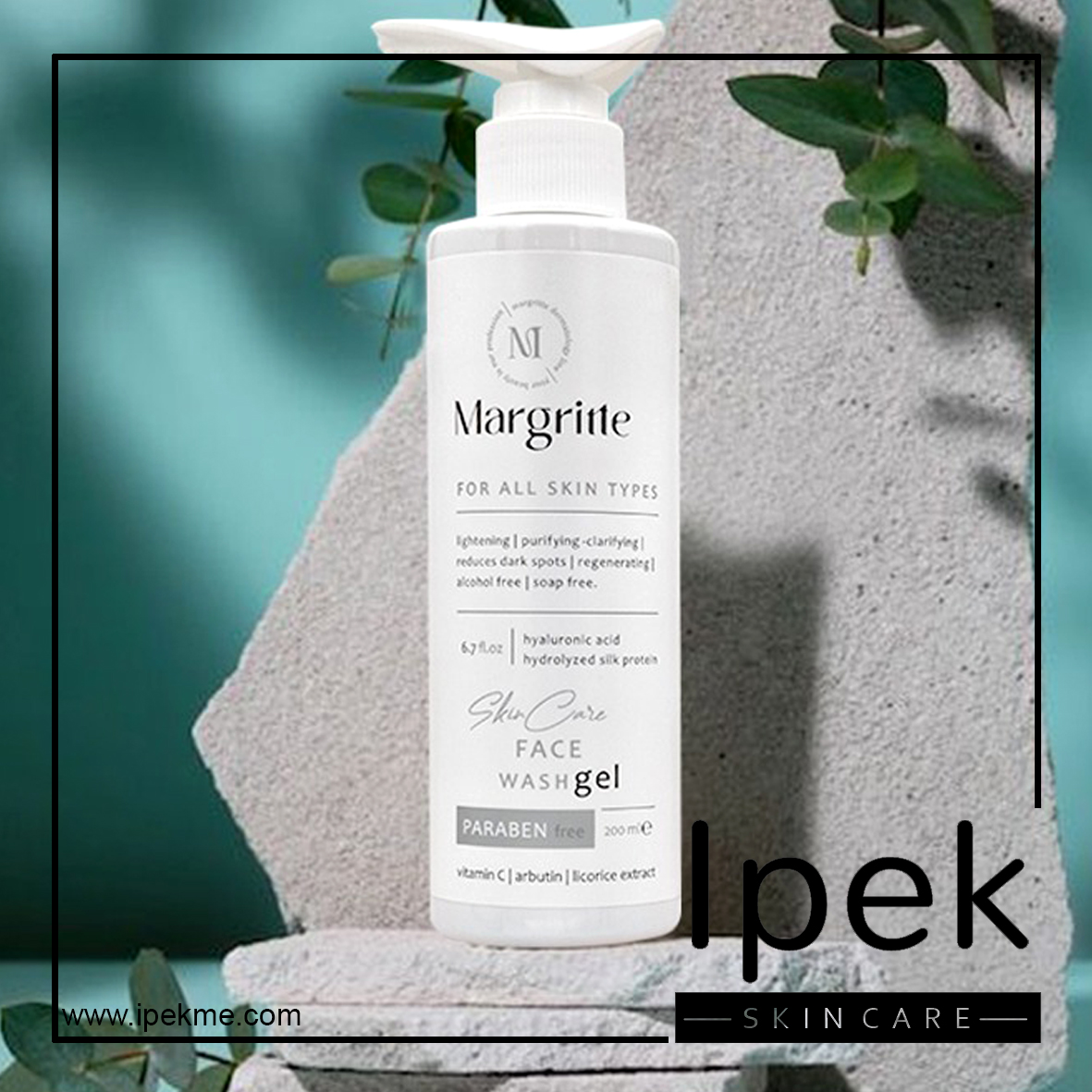 margrit facewash_03 ژل شستشوی صورت روشن کننده مارگریت برای انواع پوست - Image 1